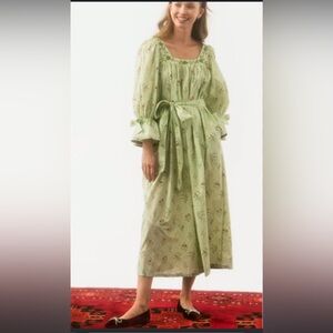 Mi Golondrina Eli  Floral Claro Verde